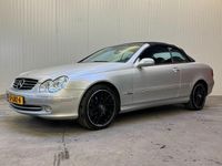 tweedehands Mercedes 200 CLK-KLASSE CabrioletKompressor Avantgarde Airco Cruisecontrol Stoelverwarming Leder Mediascherm