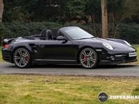 Occasion Porsche 911 Turbo Cabriolet Chrono 499 PK (367 kW) 2010 Zwart Cabriolet