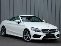 tweedehands Mercedes 200 C-KLASSE CabrioletAMG Aut9 | Airscarf | Stoelverw | Leder | Parelmoer | ILS | Keyles-start 2016.