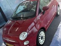 Occasion Fiat 500 Pop 69 PK (50 kW) 2009 Rood Cabriolet