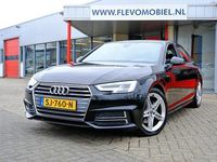 Occasion Audi A4 S-Line 150 PK (110 kW) 2018 Zwart (metallic) Sedan