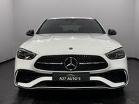 tweedehands Mercedes C180 AMG Line Night pakket, Leder, Navi, Camera, 2 jaar garantie