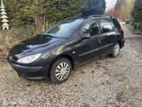 Occasion Peugeot 206 75 PK (55 kW) 2004 Zwart (metallic) Stationwagen