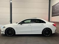 tweedehands Mercedes A200 AMG Aero Pakket, Pano, Cruise, Sfeerverlichting, Apple Carplay, Achteruitrijcamera, Dodehoek Detectie