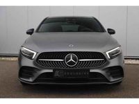 tweedehands Mercedes 180 A-Klasse -AMG Night Mat Designo Panoramadak Widescreen Sfeerverlichting Memory Stoelen Navigatie Camera Carplay Android Full LED Stoelverwarming