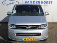 tweedehands VW Transporter TRANSPORTER 2.0-140pk TDI L1H1 Comfortline AUTOMAAT ! Keurig nette! Airco, navigatie, telefoonvoorb., elektr. ramen en spiegels, pdc v+a, trekhaak, LM wielen, sidebars, laadruimte betimmerd, metallic lak, comfortstoelen,