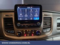 tweedehands Ford Transit 2.0TDCI 130pk L4H3 Jumbo Euro6 Airco | Camera | Apple Carplay | Stoelverwarming cruisecontrol, parkeersensoren, 3-zits, 270 graden achterdeuren
