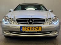 tweedehands Mercedes 200 CLK-KLASSE CabrioletKompressor Avantgarde Airco Cruisecontrol Stoelverwarming Leder Mediascherm