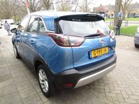 tweedehands Opel Crossland X 1.2 TURBO 110 PK 6-BAK NAVIGATIE ECC BLUE.