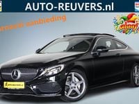 Occasion Mercedes C180 AMG line 156 PK (114 kW) 2016 Zwart Coupé
