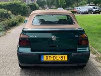 Occasion VW Golf Cabriolet Trendline 75 PK (55 kW) 1999 Groen Cabriolet