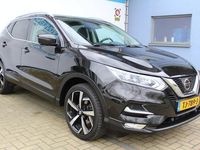 tweedehands Nissan Qashqai 1.2 Tekna | Incl. 1 jaar Garantie | Automaat | Navigatie | Climate controle | 360* Camera | Trekhaak | Cruise controle | Panorama dak | Keyless entry/start | Parkeersensoren V+A | Stoelverwarming | Lane assist | Half lederen bekleding | Ori