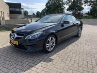Occasion Mercedes E200 Ambition 184 PK (135 kW) 2014 Zwart, metallic lak Cabriolet
