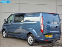 tweedehands Ford Transit Custom 170pk L2H1 Dubbele cabine Xenon Airco Cruise Camera Trekhaak 4m3 Airco Dubbel cabine Trekhaak Cruise control