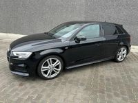 Occasion Audi A3 Sportback S-Line 116 PK (85 kW) 2017 Zwart Hatchback