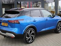 tweedehands Nissan Qashqai MHEV 158 Xtronic Tekna Plus | AUTOMAAT | TWO-TONE | TREKHAAK | 1.800 KG TREKGEWICHT | ALLSEASONBANDEN |