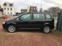 tweedehands VW Touran 1.6-16V FSI airco hoge instap !! getint glas lm velgen mooie volle auto , nwe apk trekhaak recent beurt gehad