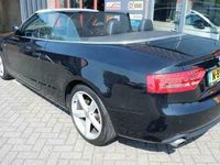 Occasion Audi A5 Cabriolet S-Line 245 PK (180 kW) 2009 Zwart Cabriolet