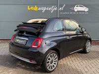 Occasion Fiat 500C Lounge 69 PK (50 kW) 2018 Zwart (metallic) Cabriolet