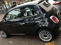 Occasion Fiat 500 Lounge 69 PK (50 kW) 2010 Zwart Cabriolet