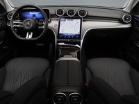 tweedehands Mercedes E300 C-KLASSE EstateAMG Line Aut9, Hybride, Panoramadak, Memorypakket, Trekhaak, Distronic, Nappa Leder, Surround Camera, Verwarmd Stuurwiel, Augmented Reality, Nightpakket, Etc.