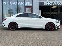 tweedehands Mercedes CLA45 AMG AMG 4MATIC 381pk Panoramadak, Facelift, Carplay, Achteruitrijcamera, Nieuwe Turbo, Topstaat!