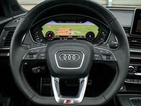 tweedehands Audi SQ5 Q5 3.0 TFSIQuattro S-Line 354pk Automaat! 1e Eig|DLR|Quantum|Kuipstoelen|Panoramadak|Virtual Cockpit|Black|Carbon|22inch