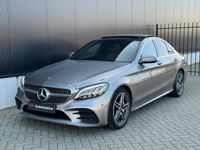 tweedehands Mercedes C200 AMG Panorama 360 Camera Facelift Dealer onderhouden