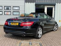 tweedehands Mercedes 350 E-KLASSE CabrioletCDI Avantgarde AMG-Pakket - Airscarf - Bruin leder