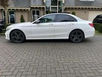 Occasion Mercedes C200 AMG line 160 PK (117 kW) 2020 Wit Sedan