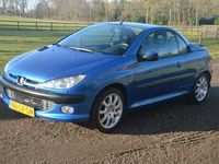 Occasion Peugeot 206 CC Premium 109 PK (80 kW) 2003 Blauw (metallic) Cabriolet