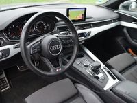 tweedehands Audi A4 Avant 1.4 TFSI 3x S-line Trekhaak wegklapbaar | 18'' LMV | Navi | Stoelverwarming | 1/2 leer | Bluetooth | Metallic zwart