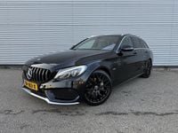 Occasion Mercedes C180 AMG 157 PK (115 kW) 2018 Zwart (metallic) Stationwagen