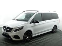 tweedehands Mercedes V300 Lang AMG Line Aut- Excl, 6/8 Pers, Burmester, Memory Seats, 360 Camera, Stoelventilatie, Sfeerverlichting