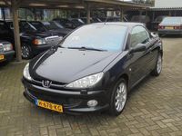 Occasion Peugeot 206 CC 136 PK (100 kW) 2003 Zwart (metallic) Cabriolet