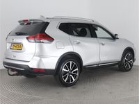 tweedehands Nissan X-Trail 1.6 DIG-T TEKNA 1800 KG TREKKEN 7 ZITS PANODAK LEDER GARANTIE TOT 1O-2028* 1e Eig. Navi. 360 camera. PDC V/A. Cruise control. 7 Zits