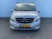 tweedehands Mercedes Vito 119 CDI BlueTEC Lang Comfort Automaat Airco Cruise Navi Camera Alu Velg Deub Schuifdeur Trekhaak 2500 kg