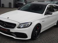 tweedehands Mercedes C63S AMG C-KLASSE Estate 63 AMG S 510PK | Burmester | Panorama | Leder/Alcantara || Adaptieve cruise | Camera | NAP |