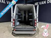 tweedehands Mercedes Sprinter 316NGT Automaat L3H2 *Post NL inrichting* Euro6 Camera sidebars, 270 graden achterdeuren, schappen, doorloopdeur