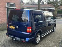 tweedehands VW Transporter 2.5 TDI 340 Comfortline DC Automaat Leer Airco Editon 60 Dubbel Cabine Lang Blauw 2008