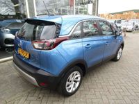 tweedehands Opel Crossland X 1.2 TURBO 110 PK 6-BAK NAVIGATIE ECC BLUE.