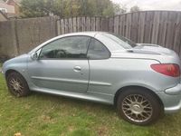 Occasion Peugeot 206 109 PK (80 kW) 2001 Blauw Cabriolet