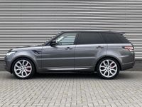 tweedehands Land Rover Range Rover Sport 5.0 V8 510PK Supercharged Autobiography Dynamic Zwart Dak Meridian Surround Sound Standkachel Alarm Stoelventilatie Corris Grey