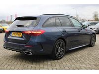Occasion Mercedes C300 AMG line 313 PK (230 kW) 2024 Blauw Stationwagen