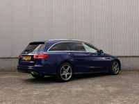 Occasion Mercedes C400 AMG line 333 PK (244 kW) 2015 Blauw, metallic lak Stationwagen