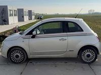 Occasion Fiat 500 Lounge 69 PK (50 kW) 2009 Wit Cabriolet