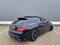 tweedehands Mercedes CLA45 AMG Shooting Brake AMG 4MATIC Panodak Groot Navi Leder Air