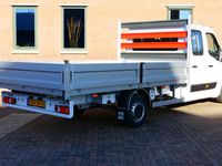 tweedehands Renault Master T35 2.3 dCi 145 L3 Pick-up dubbel Cabine openlaadbak Airco - 7 Persoons, Hoog laadvermogen