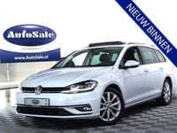 Occasion VW Golf VII Highline 131 PK (96 kW) 2019 Wit, metallic lak Stationwagen