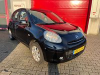 Occasion Nissan Micra S 98 PK (72 kW) 2012 Zwart Hatchback